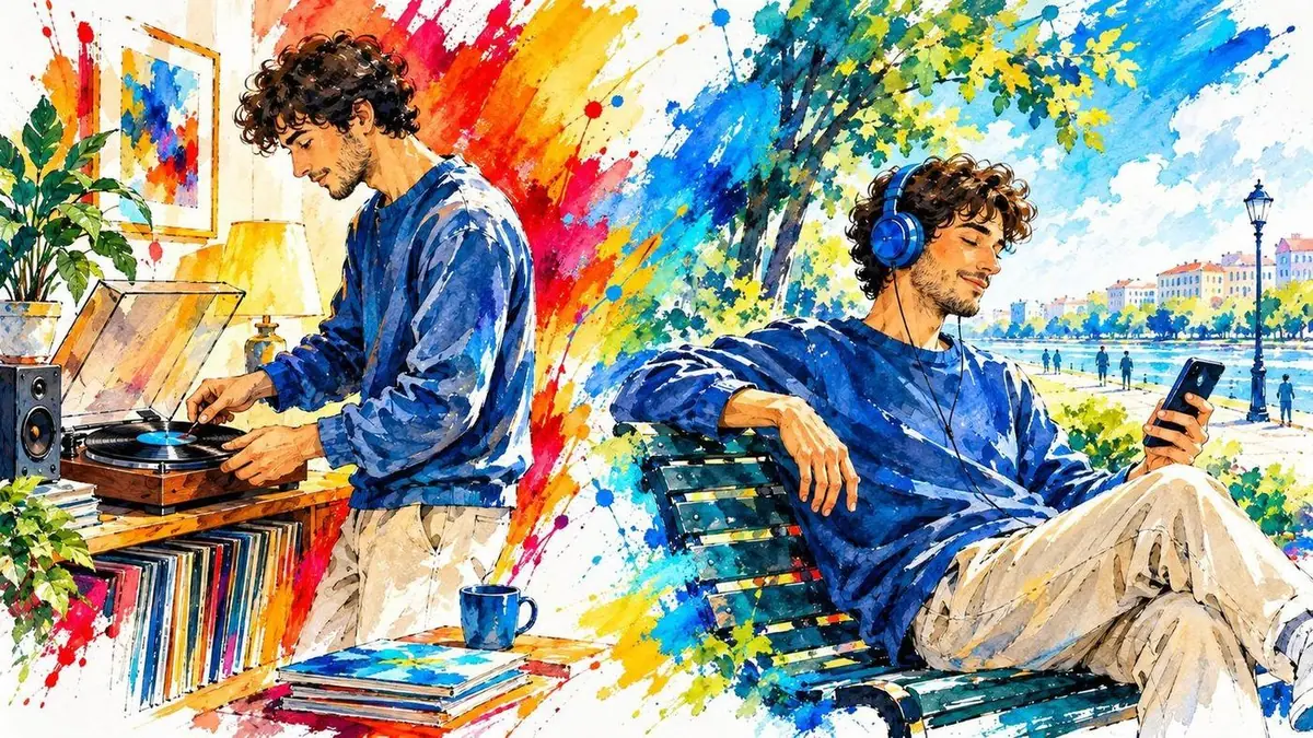 Kleurige aquarelcollage van kennis, leren en digitale mogelijkheden